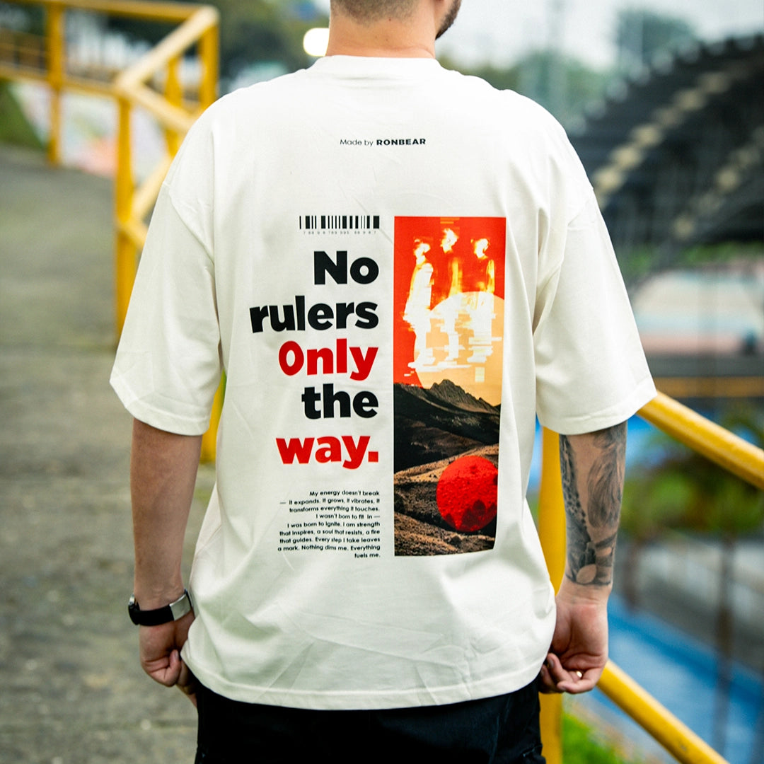 Camiseta Oversize No Rulers